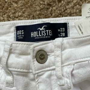 White high rise super skinny Hollister jeans